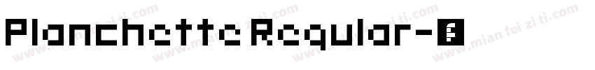 Planchette Regular字体转换